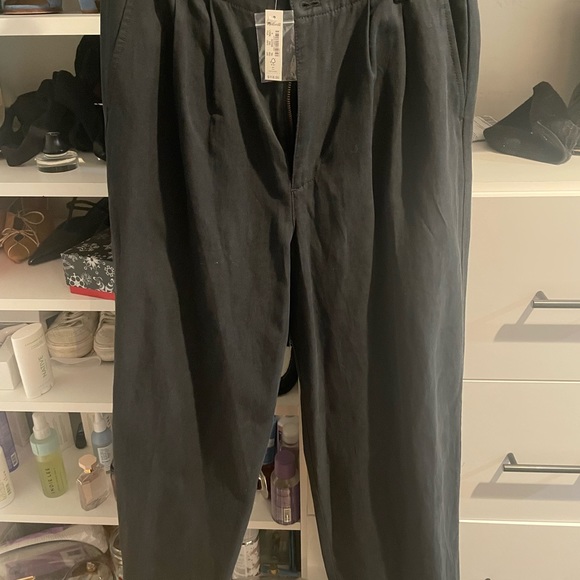 Madewell Harlow wide leg pant black nwt size 4 $118 - Picture 3 of 4